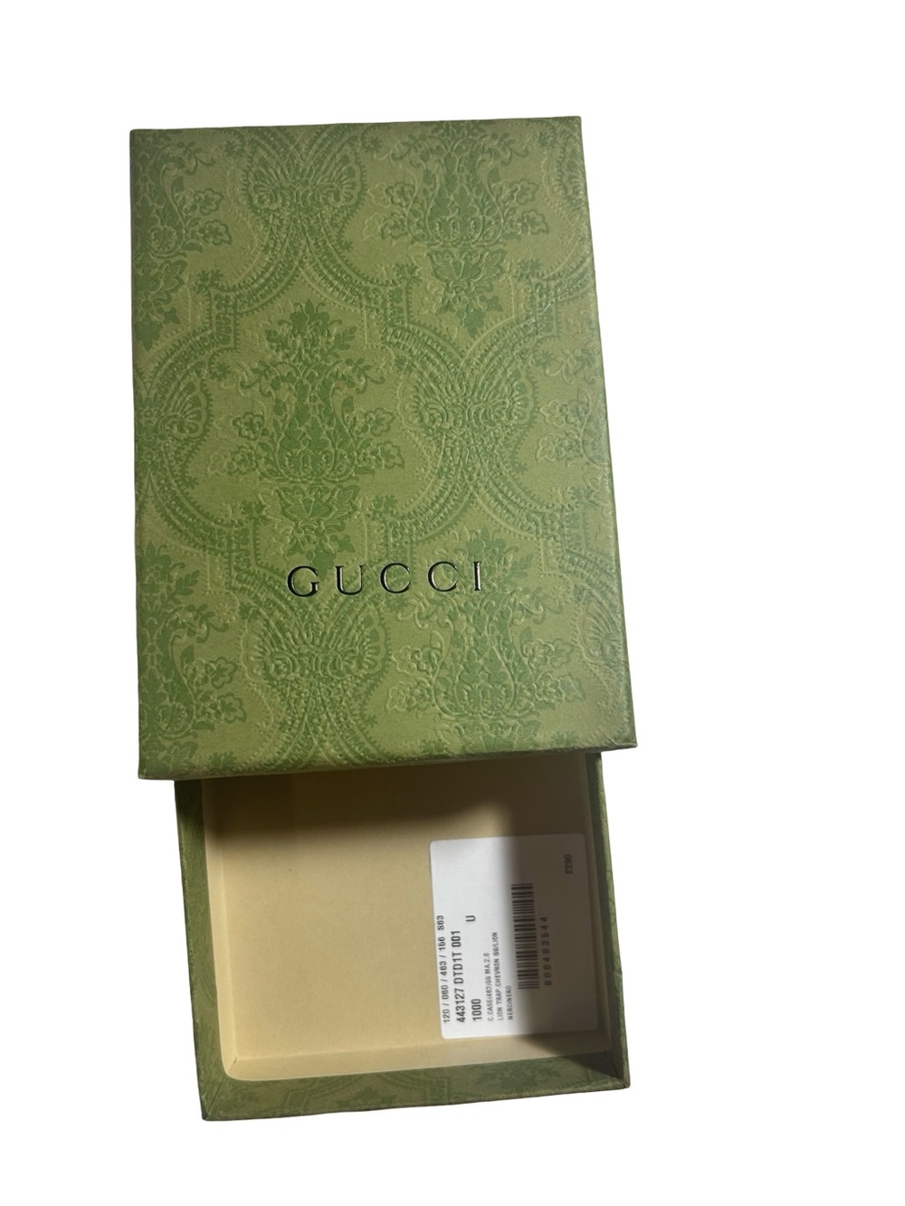 Gucci Green Embossed Decorative Box - Picture 4 of 4